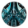 Tron Uprising Wall Clock Wooden Round Non-ticking