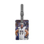 Andrew Whitworth Luggage Tag Polyester Saffiano Rectangle Card Insert