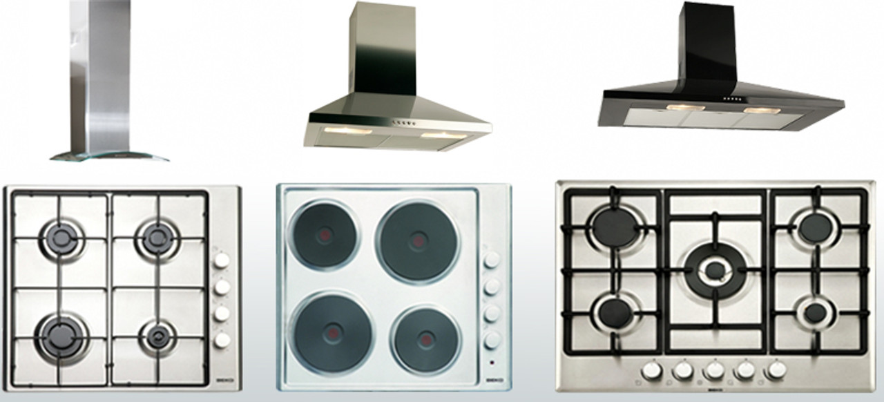 Gas Hobs, Induction Hobs, Cooker Hoods