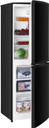 Teknix STF1448B 142L Static Fridge Freezer - Black