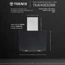 Teknix TKAHGES26B 60cm Angled Gesture Hood - Black
