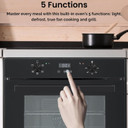 Teknix BITK264ESB 70L Single Oven - Black