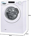 Candy CS1492DW4/1 9kg 1400 Spin Washing Machine - White
