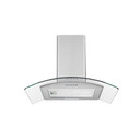 Teknix TKCGH26X 60cm Curved Glass Hood - Stainless Steel