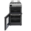 Teknix TKGD50X 50cm Double Oven Gass Cooker  - Stainless Steel