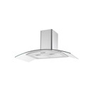 Teknix TKCGH29X 90cm Curved Glass Hood - Stainless Steel
