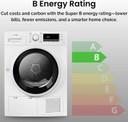 Teknix TK2CLED8W 8Kg Condenser Dryer - White