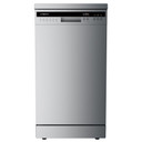 Teknix TX3FD458S Freestanding Slimline Dishwasher - Silver