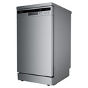 Teknix TX3FD458S Freestanding Slimline Dishwasher - Silver