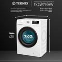 Teknix TK2W714HW 7Kg Washing Machine 1400Spin - White
