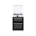Teknix TKGD60W 60cm Double Oven Gas Cooker - White