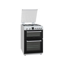 Teknix TKGD60W 60cm Double Oven Gas Cooker - White