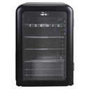 Teknix UC255LRGB Under Counter Larder Glass Door Fridge - Black