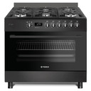 Teknix TK2SRCG90B 90cm Gas Range Cooker - Black