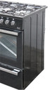 Flavel MLN10FR Dual Fuel Range Cooker 100cm Black Gas Hob Electric Oven