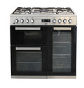 Beko Freestanding 90cm double oven range cooker KDVF90