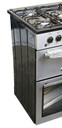 Beko BDVF100X 100 cm double oven range cooker