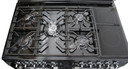 Leisure Chefmaster CC100F521K Gas & Ceramic hob Range Cooker 100cm Black