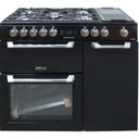 Leisure Pro Cuisinemaster PR100F530K Dual Fuel Range Cooker Black 100cm