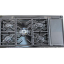 Leisure Pro Cuisinemaster PR100F530K Dual Fuel Range Cooker Black 100cm