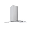 Culina CG90SSPF 90cm Curved Glass Chimney Hood - Stainless Steel