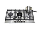 Teknix SCGH751X 5 Burner Gas Hob 75cm - Stainless Steel