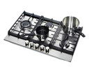 Teknix SCGH751X 5 Burner Gas Hob 75cm - Stainless Steel