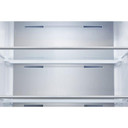 Teknix TH60TLBIX 370L Single Door Larder Fridge - Black Steel