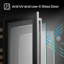 Hisense RW17W4NWG0 145 Litre 46 Bottles Dual Zone Freestanding Undercounter Wine Fridge Cabinet