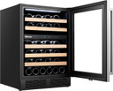 Hisense RW17W4NWG0 145 Litre 46 Bottles Dual Zone Freestanding Undercounter Wine Fridge Cabinet
