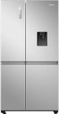 Hisense RS840N4WCE Non-Plumbed American Style Fridge Freezer - Stainless Steel