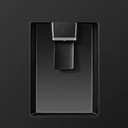 Hisense RS840N4WFE Non-Plumbed American Style Fridge Freezer - Black Steel