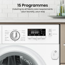 Hisense 3 Series WF3M841BWI 8kg Integrated Washing Machine with 1400 spin - White