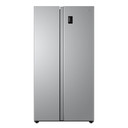 Teknix TX2SBS1791PS 2 Door American Style Fridge Freezer - Silver