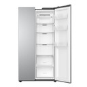 Teknix TX2SBS1791PS 2 Door American Style Fridge Freezer - Silver