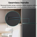 Teknix FFPH1825PB 55cm Freestanding 50/50 Frost Free Fridge Freezer - Black