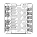 Teknix TX3FD618W 15 Place Settings Freestanding Dishwasher - White