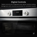 Teknix BITK263GSX 63L Single Gas Oven - Stainless Steel