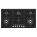 Teknix BITK290GH6B 90cm Glass Hob - Black