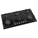 Teknix BITK290GH6B 90cm Glass Hob - Black