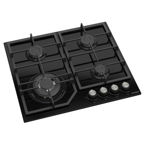 Teknix BITK260GHB 60cm Gas Hob - Black