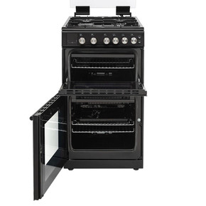 Teknix TKGD50B 50cm Double Oven Gass Cooker  - Black