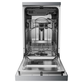 Teknix TX3FD458S Freestanding Slimline Dishwasher - Silver