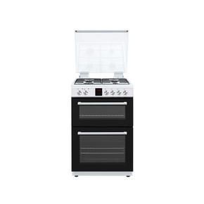 Teknix TKGD60W 60cm Double Oven Gas Cooker - White