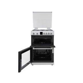 Teknix TKGD60W 60cm Double Oven Gas Cooker - White