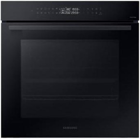 Samsung NV7B42503AK/U4 Series 4 Natural Steam Dual Cook Pyrolytic Smart Oven - Black