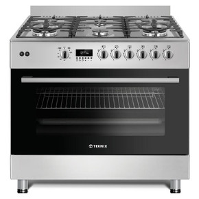 Teknix TK2SRCG90X 90cm Gas Range Cooker - Stainless Steel