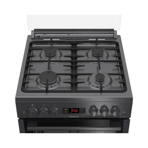 Blomberg GGN65N 60cm Double Oven Gas Cooker with Gas Hob - Anthracite