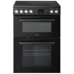 Teknix TKED64INDB 60cm Induction Double Oven Electric Cooker - Black