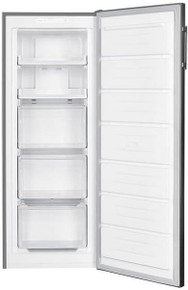 Teknix TFF1435X 143cm High, 161L Upright Frost Free Freezer - Stainless Steel
